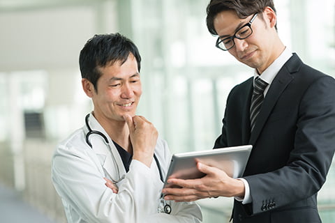 医師とMR営業